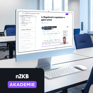 Ukázka rozhraní 4 měsíčního kurzu k novému kybernetickému zákonu